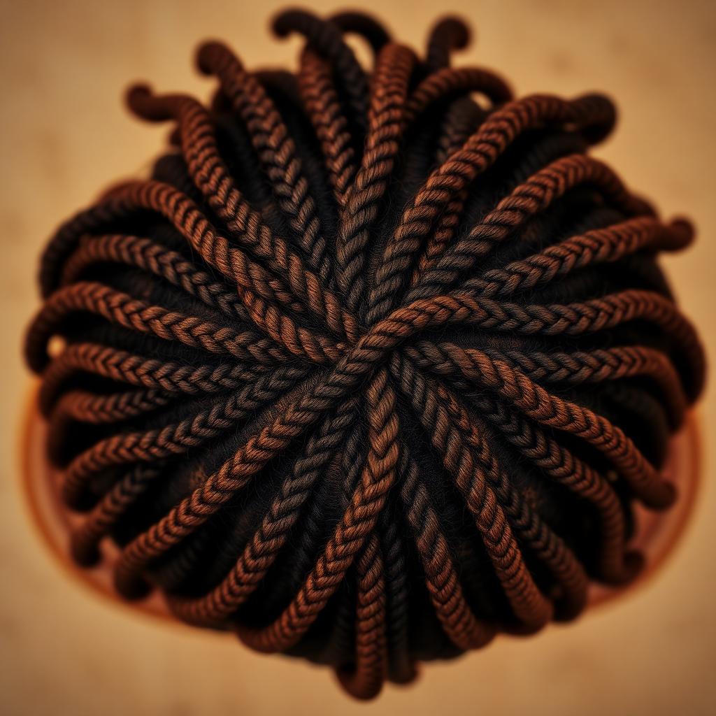cornrows pattern